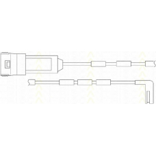 8115 24016 TRISCAN Сигнализатор, износ тормозных колодок
