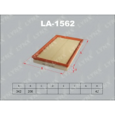 LA-1562 LYNX Фильтр воздушный