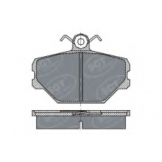 SP 217 PR SCT Комплект тормозных колодок, дисковый тормоз