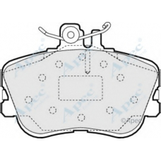 PAD805 APEC Комплект тормозных колодок, дисковый тормоз