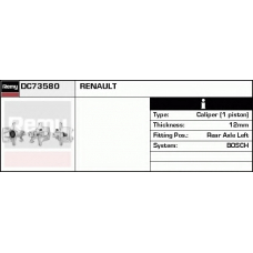 DC73580 DELCO REMY Тормозной суппорт