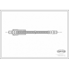 19018112 CORTECO Тормозной шланг