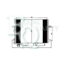 CO0117 EQUAL QUALITY Конденсатор, кондиционер