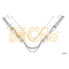 10.581 COFLE Трос, стояночная тормозная система
