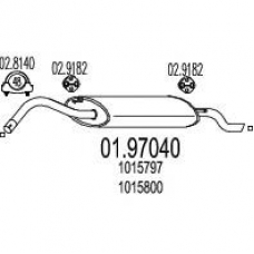 01.97040 MTS Глушитель выхлопных газов конечный