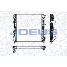 RA0230650 JDEUS Радиатор, охлаждение двигателя