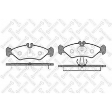 590 000B-SX STELLOX Комплект тормозных колодок, дисковый тормоз
