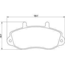 363700209075 MAGNETI MARELLI Комплект тормозных колодок, дисковый тормоз