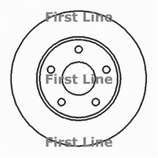 FBD173 FIRST LINE Тормозной диск