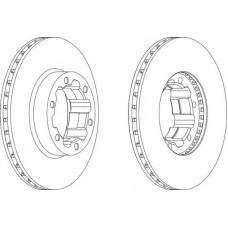 FCR262A FERODO Тормозной диск