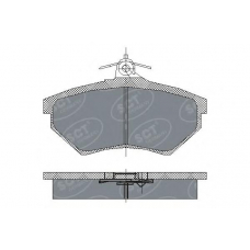 SP 137 SCT Комплект тормозных колодок, дисковый тормоз