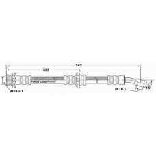 FBH6305 FIRST LINE Тормозной шланг