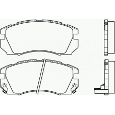 T3077 PAGID Комплект тормозных колодок, дисковый тормоз