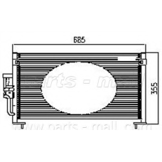 PXNCG-004 Parts mall Конденсатор, кондиционер