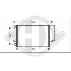 8449102 DIEDERICHS Конденсатор, кондиционер