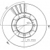 BDC4793 QUINTON HAZELL Тормозной диск