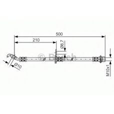 1 987 481 379 BOSCH Тормозной шланг