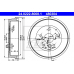 24.0222-8008.1 ATE Тормозной барабан