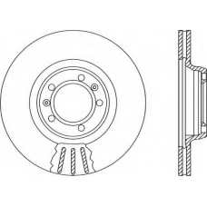 BDR1012.20 OPEN PARTS Тормозной диск