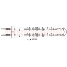 432936B BENDIX Трос, стояночная тормозная система