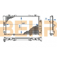 2108784 BEHR Radiator