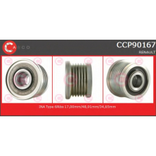CCP90167 CASCO Ременный шкив, генератор