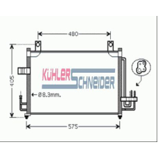 5220381 KUHLER SCHNEIDER Конденсатор, кондиционер