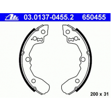 03.0137-0455.2 ATE Комплект тормозных колодок