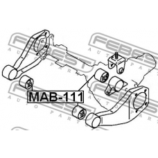 MAB-111 FEBEST Опора, дифференциал