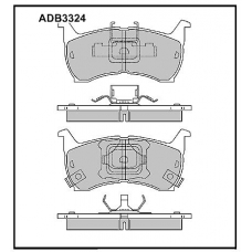 ADB3324 Allied Nippon Тормозные колодки