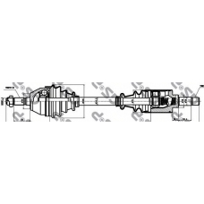 245033 GSP Приводной вал