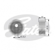 T41155 GATES Натяжной ролик, ремень грм