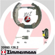 20990.126.2 ZIMMERMANN Комплект тормозных колодок