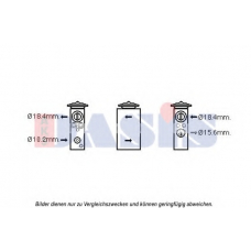 840236N AKS DASIS Расширительный клапан, кондиционер