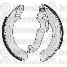 S 24 507 BREMBO Комплект тормозных колодок