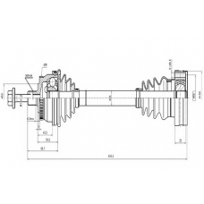 AW1530729A AYWIPARTS Приводной вал