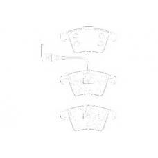WBP23746A WAGNER LOCKHEED Комплект тормозных колодок, дисковый тормоз
