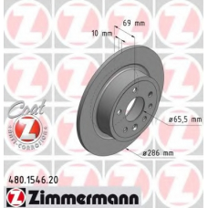 480.1546.20 ZIMMERMANN Тормозной диск