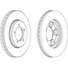 DDF1039-1 FERODO Тормозной диск