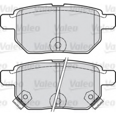598933 VALEO Комплект тормозных колодок, дисковый тормоз