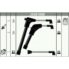 J5381008 NIPPARTS Комплект проводов зажигания