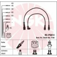 7166 NGK Комплект проводов зажигания