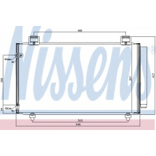 940318 NISSENS Конденсатор, кондиционер