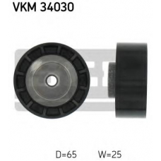 VKM 34030 SKF Паразитный / ведущий ролик, поликлиновой ремень