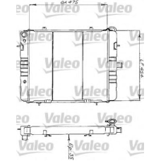 730159 VALEO Радиатор, охлаждение двигателя