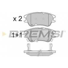 BP3138 BREMSI Комплект тормозных колодок, дисковый тормоз