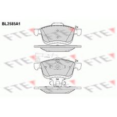 BL2585A1 FTE Комплект тормозных колодок, дисковый тормоз