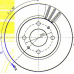 BDC3833 QH Benelux Тормозной диск