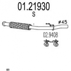 01.21930 MTS Труба выхлопного газа