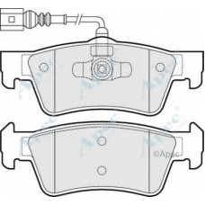 PAD1484 APEC Комплект тормозных колодок, дисковый тормоз